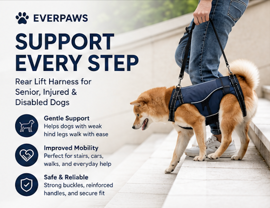 EverPaws Rear Lift Harness for Senior & Disabled Dogs