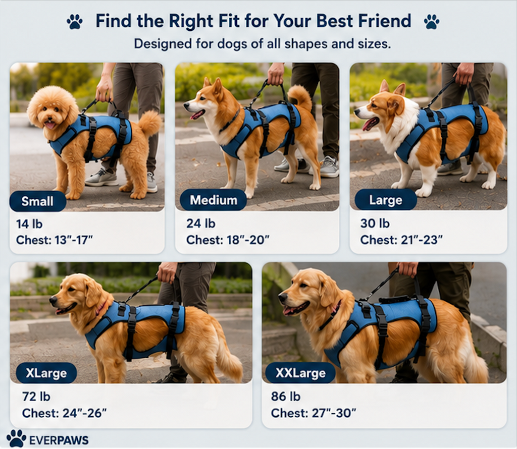 EverPaws Full Body Dog Lift Harness