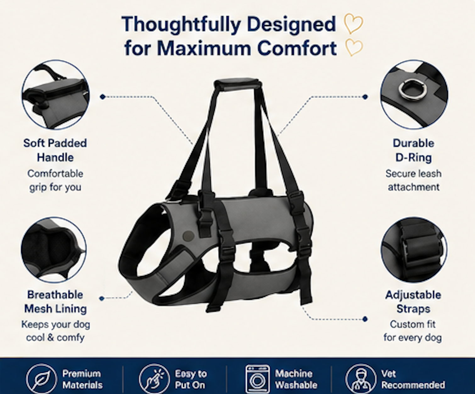 EverPaws Full Body Dog Lift Harness
